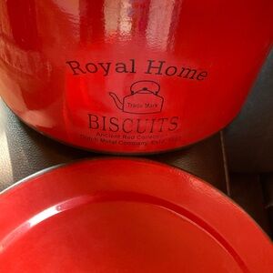 Red Biscuit Tin